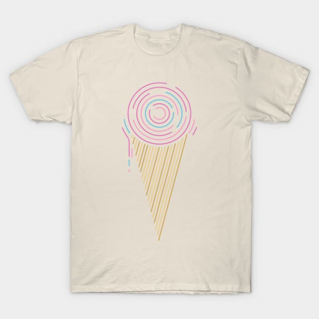 Circle Cone T-Shirt by ccarretti